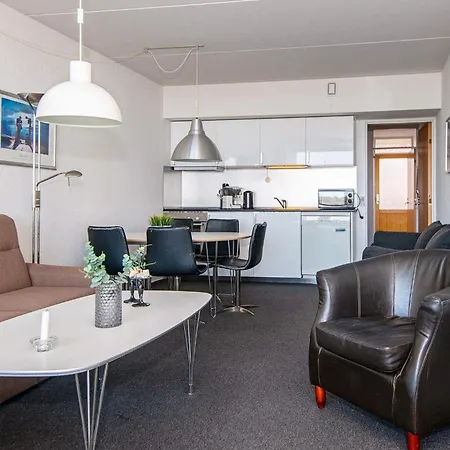 With Terrace In A Apartment Fano